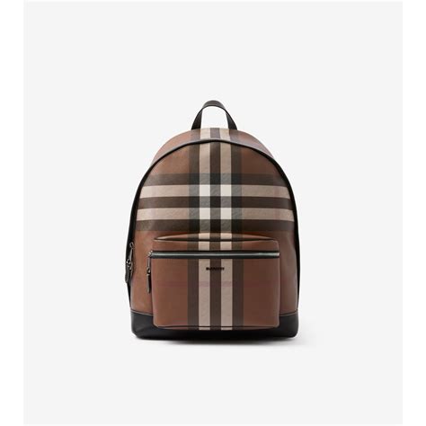 zainetto rosa burberry|Zaino Check (Marrone betulla scuro) .